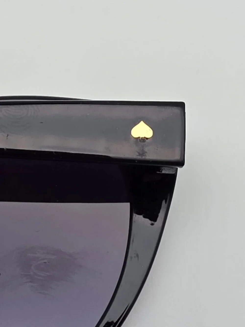 Kate Spade Samantha Black Frame Grey Gradient Flat Lens Cat Eye Sunglasses 54mm